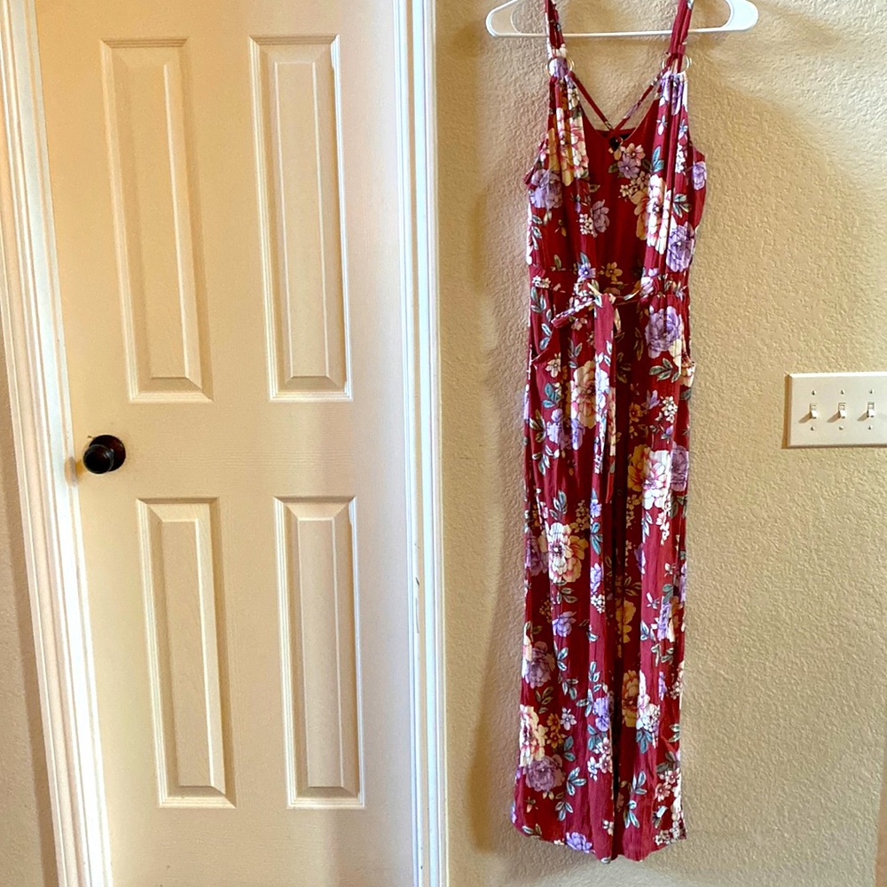 Women’s Floral Wide-Leg jumpsuit
